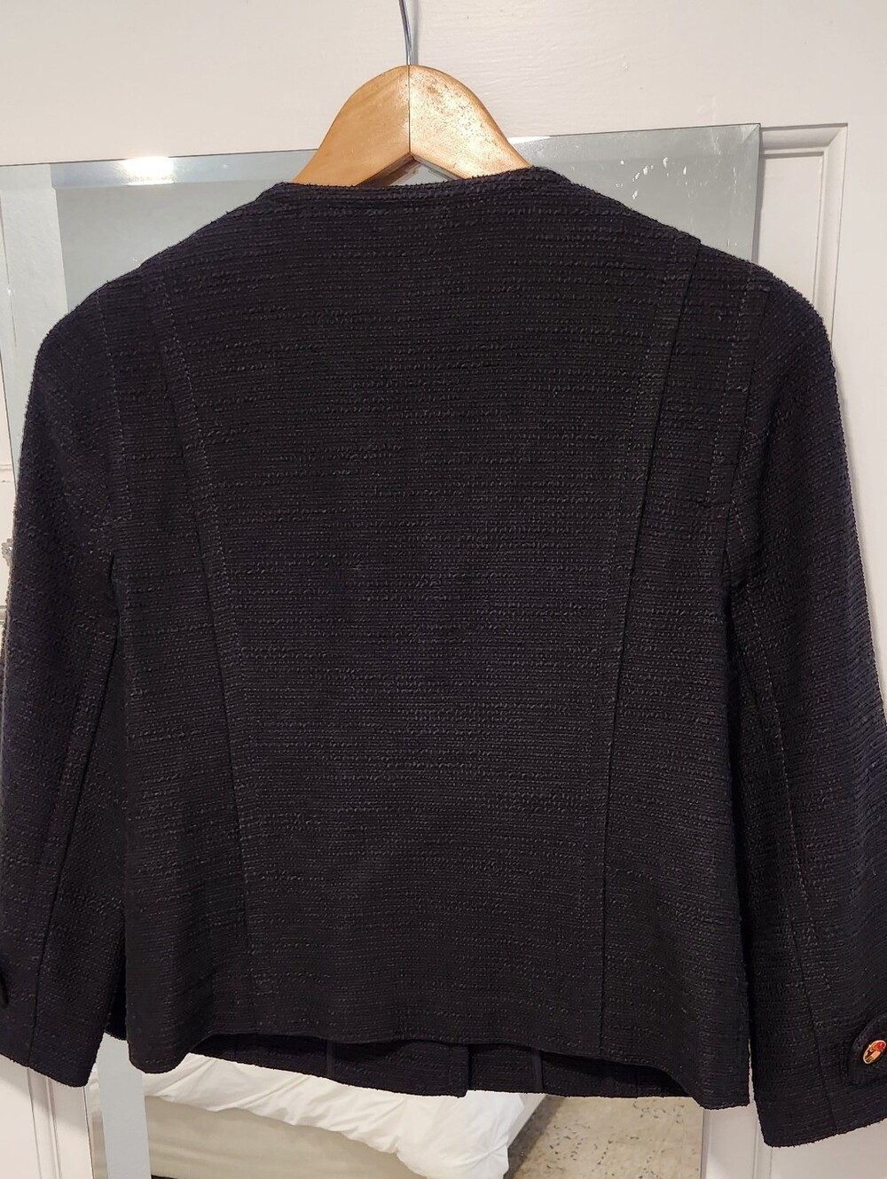 Kate Spade New York Textured Jacket Black Size M - Picture 4 of 9